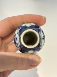 18 Chinese blue and white wares, Kangxi and later