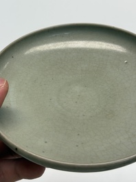 A Chinese green 'Jun' plate, Jin