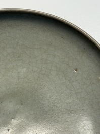 A Chinese green 'Jun' plate, Jin