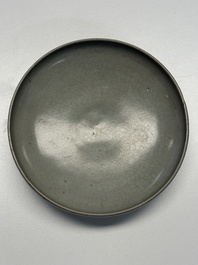 A Chinese green 'Jun' plate, Jin