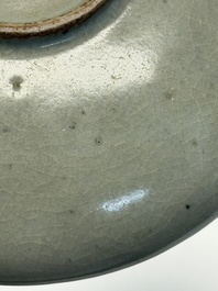 A Chinese green 'Jun' plate, Jin