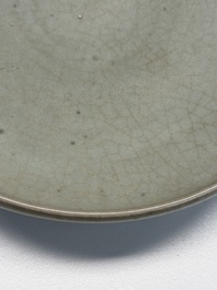 A Chinese green 'Jun' plate, Jin