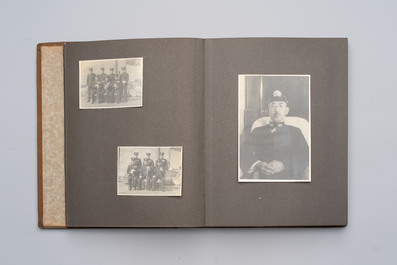 Five photo albums on the Imperial Japanese Navy, compiled by a naval captain, 1919-1940