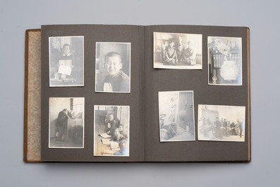 Five photo albums on the Imperial Japanese Navy, compiled by a naval captain, 1919-1940