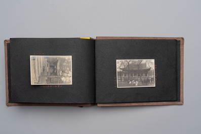 Five photo albums on the Imperial Japanese Navy, compiled by a naval captain, 1919-1940