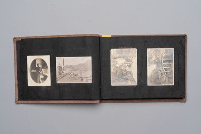 Five photo albums on the Imperial Japanese Navy, compiled by a naval captain, 1919-1940