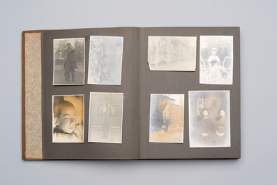 Five photo albums on the Imperial Japanese Navy, compiled by a naval captain, 1919-1940