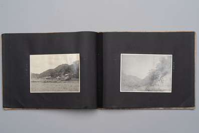 Five photo albums on the Imperial Japanese Navy, compiled by a naval captain, 1919-1940