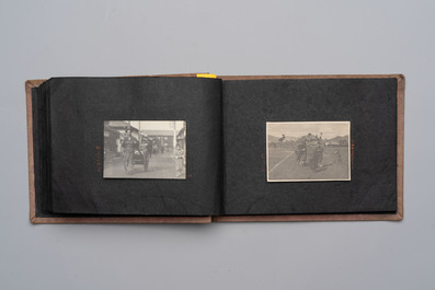 Five photo albums on the Imperial Japanese Navy, compiled by a naval captain, 1919-1940