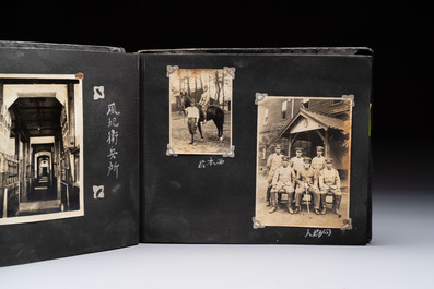 Three photo albums on the Imperial Japanese Army and the people of Southern China and Shanghai, 1936-1942
