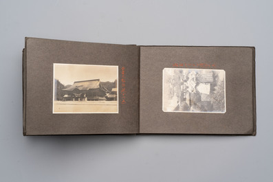 Five photo albums on the Imperial Japanese Navy, compiled by a naval captain, 1919-1940