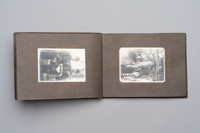 Five photo albums on the Imperial Japanese Navy, compiled by a naval captain, 1919-1940