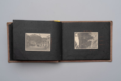 Five photo albums on the Imperial Japanese Navy, compiled by a naval captain, 1919-1940