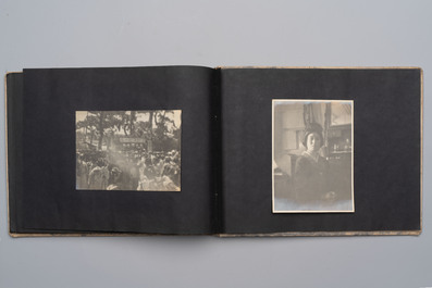 Five photo albums on the Imperial Japanese Navy, compiled by a naval captain, 1919-1940