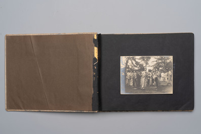 Five photo albums on the Imperial Japanese Navy, compiled by a naval captain, 1919-1940