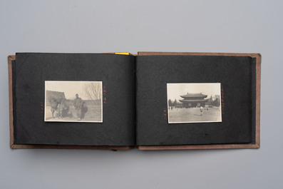 Five photo albums on the Imperial Japanese Navy, compiled by a naval captain, 1919-1940