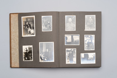 Five photo albums on the Imperial Japanese Navy, compiled by a naval captain, 1919-1940