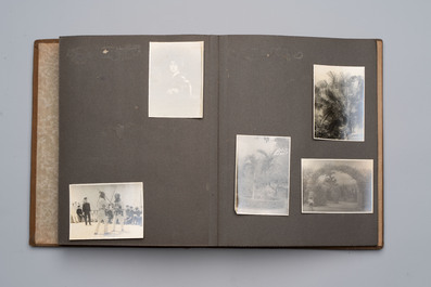 Five photo albums on the Imperial Japanese Navy, compiled by a naval captain, 1919-1940