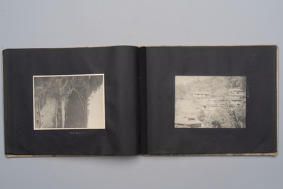 Five photo albums on the Imperial Japanese Navy, compiled by a naval captain, 1919-1940
