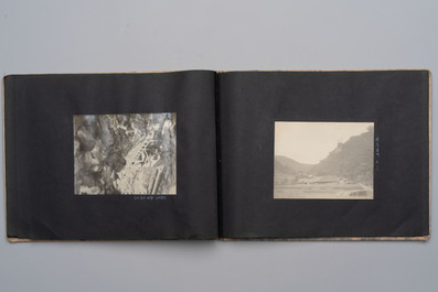 Five photo albums on the Imperial Japanese Navy, compiled by a naval captain, 1919-1940