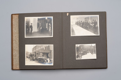 Five photo albums on the Imperial Japanese Navy, compiled by a naval captain, 1919-1940