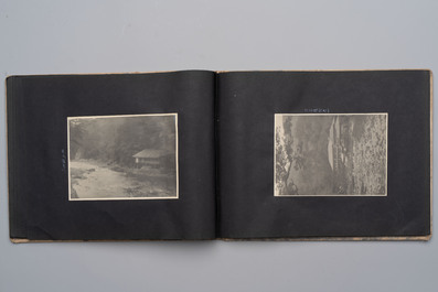 Five photo albums on the Imperial Japanese Navy, compiled by a naval captain, 1919-1940