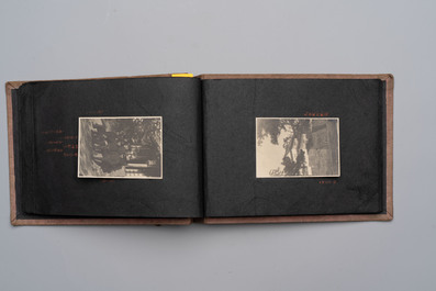 Five photo albums on the Imperial Japanese Navy, compiled by a naval captain, 1919-1940