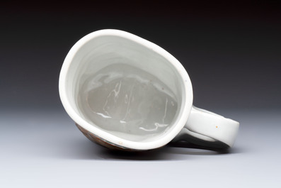 A rare Chinese export porcelain 'Neptune' mug, Qianlong, ca. 1785