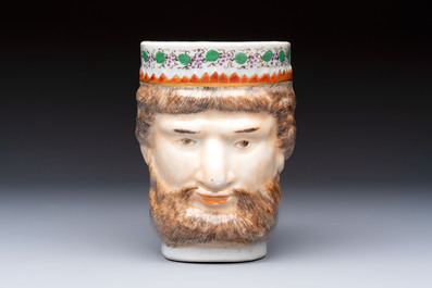 A rare Chinese export porcelain 'Neptune' mug, Qianlong, ca. 1785