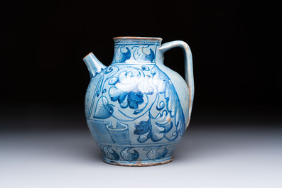 An Italian maiolica wet drug jar, Venice, dated 1573