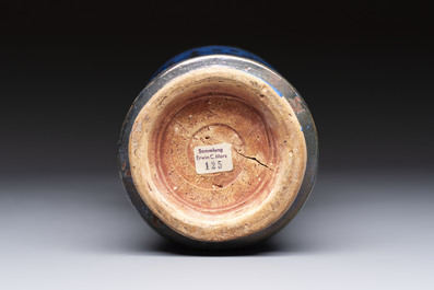 A Hispano-Moresque lustreware albarello, Spain, 19/20th C.