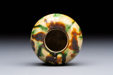 A small Chinese sancai water pot, Tang