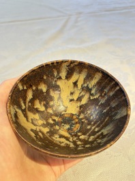 A Chinese Jizhou tortoiseshell-glazed tea bowl, Southern Song