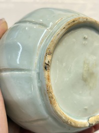 A Chinese qingbai ewer and cover, Yuan