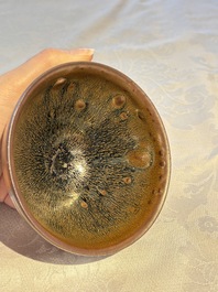 A Chinese Jian 'Hare Fur' tea bowl, Song