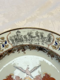A Chinese armorial plate with the arms of Valckenier of Amsterdam for the Dutch market, Qianlong, ca. 1735&ndash;40