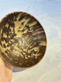 A Chinese Jizhou tortoiseshell-glazed tea bowl, Southern Song