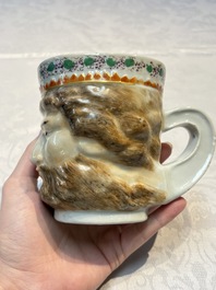 A rare Chinese export porcelain 'Neptune' mug, Qianlong, ca. 1785