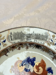 A Chinese armorial plate with the arms of Valckenier of Amsterdam for the Dutch market, Qianlong, ca. 1735&ndash;40