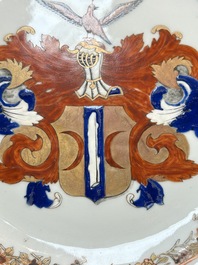 A Chinese armorial plate with the arms of Valckenier of Amsterdam for the Dutch market, Qianlong, ca. 1735&ndash;40