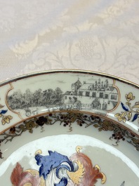 A Chinese armorial plate with the arms of Valckenier of Amsterdam for the Dutch market, Qianlong, ca. 1735&ndash;40