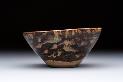 A Chinese Jizhou tortoiseshell-glazed tea bowl, Southern Song