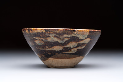 A Chinese Jizhou tortoiseshell-glazed tea bowl, Southern Song
