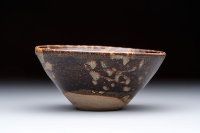 A Chinese Jizhou tortoiseshell-glazed tea bowl, Southern Song