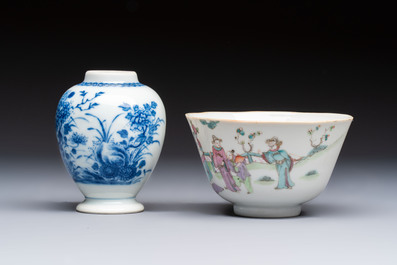 A varied collection of 11 Chinese porcelain wares, Kangxi and later
