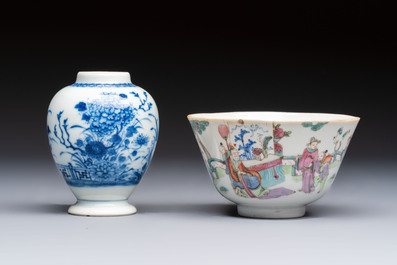 A varied collection of 11 Chinese porcelain wares, Kangxi and later