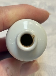 A Chinese famille rose 'Wu Shuang Pu' snuff bottle, 19th C.