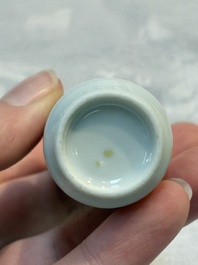 A Chinese famille rose 'Wu Shuang Pu' snuff bottle, 19th C.
