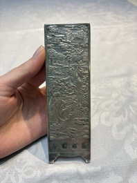 Two Chinese silver 'Eight Immortals' amulets, Zuyin 足銀 marks, 19/20th C.
