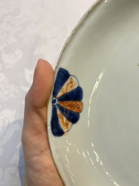 A Chinese Imari-style 'Dragon and Phoenix' plate, Kangxi